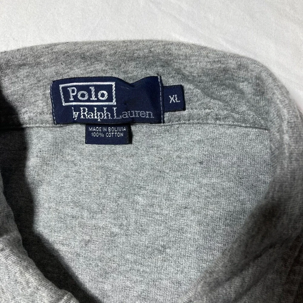 Polo Ralph Lauren Soft Touch Cotton‎ Polo Shirt Gray Men's Size XL